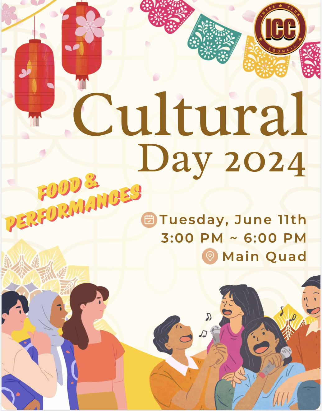 Flyer for Cultural Day