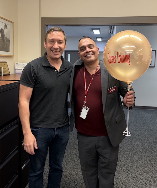 Assemblymember Ahrens and President Torres