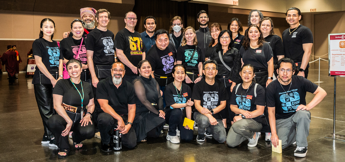 college staff at graduation