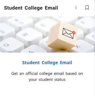 Student College Email icon