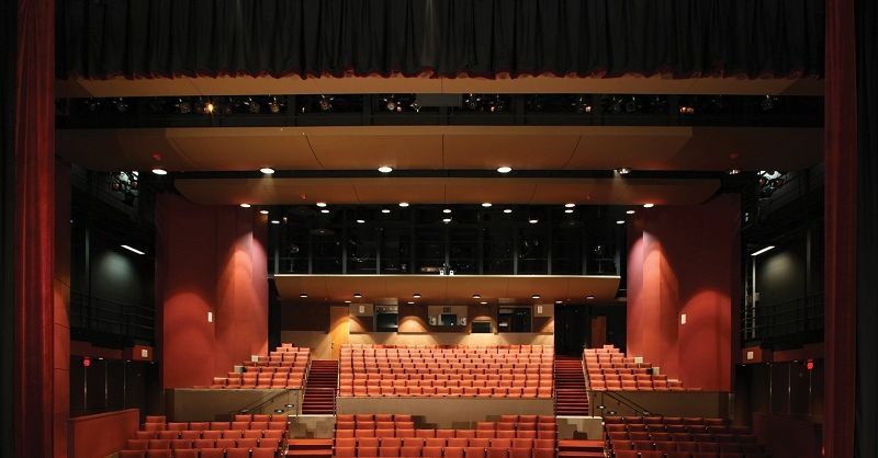 auditorium seats seen from stage